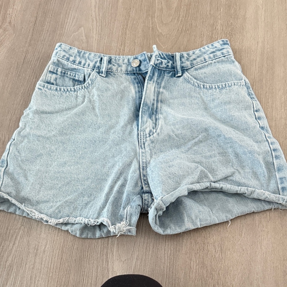 Light Blue Denim Women's Shorts